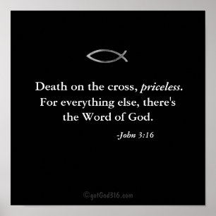 Death on the cross, priceless gotGod316.com ポスター