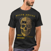 Death Smiles Combat Engineer Skull Shirt Tシャツ (正面)