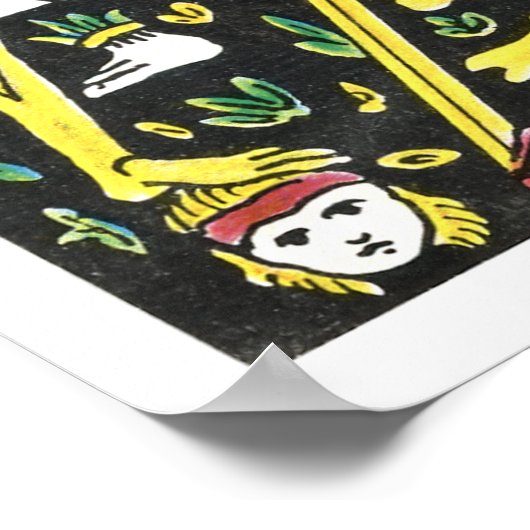 Death Tarot Card ポスター (角)