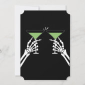 Death To My 30s Trendy Gothic 40th Birthday 招待状 (裏面)