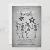 Death To My Youth 30th Birthdayパーティの招待状 招待状 (正面)