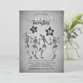 Death To My Youth 30th Birthdayパーティの招待状 招待状 (スタンド正面)