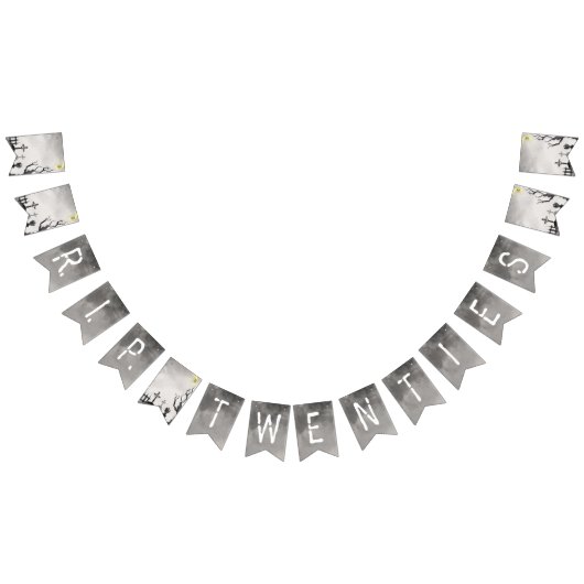 Death to My Youth, R.I.P.200年代，誕生日パーティー バンティングフラッグ (全)