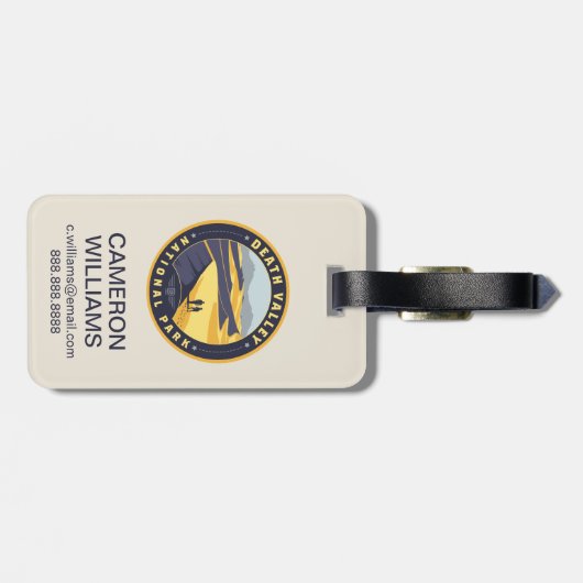 Death Valley National Park ラゲッジタグ (裏面横)