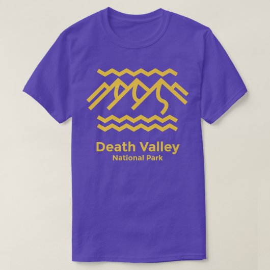 Death Valley National Park California Retro Graphi Tシャツ (デザイン正面)