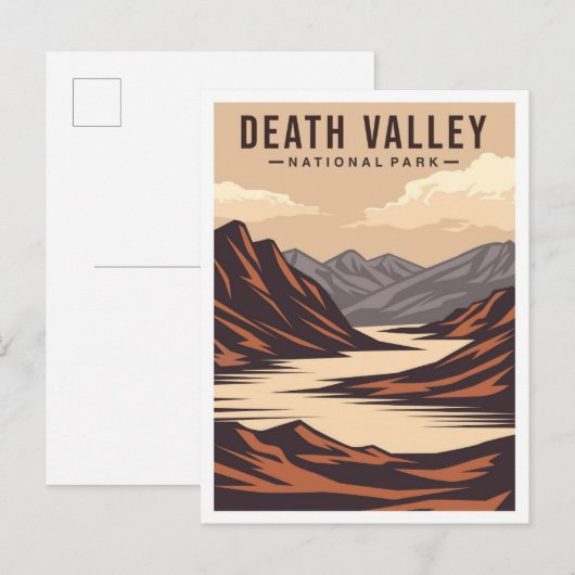 Death Valley National Park California USA Travel ポストカード (正面/裏面)