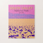 Death Valley National Park Devil’s Golf Course ジグソーパズル<br><div class="desc">Death Valley vector artwork design. The park is known for Titus Canyon,  with a ghost town and colorful rocks,  and Badwater Basin’s salt flats,  North America’s lowest point.</div>