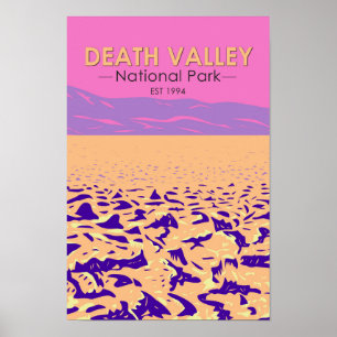  Death Valley National Park Devil’s Golf Course  ポスター