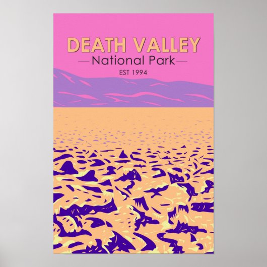 Death Valley National Park Devil’s Golf Course ポスター (正面)