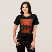 Deathkrush - Canvas T-shirt Plague protocol female トライブレンドTシャツ (正面全面)