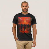 Deathkrush - Canvas T-shirt Plague protocol Tシャツ (正面フル)