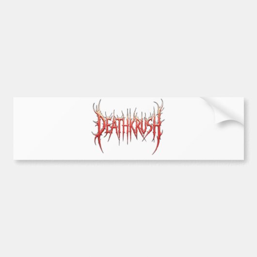 Deathkrush - Carsticker バンパーステッカー (正面)