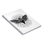 deaths head hawk moth ノートブック (右側)