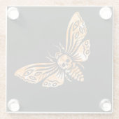Death's Head Moth  ガラスコースター (裏面)