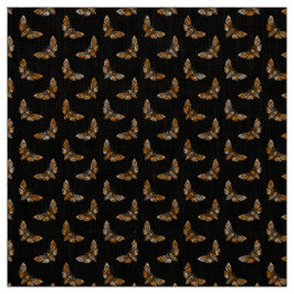 Death's Head Moth Pattern ファブリック