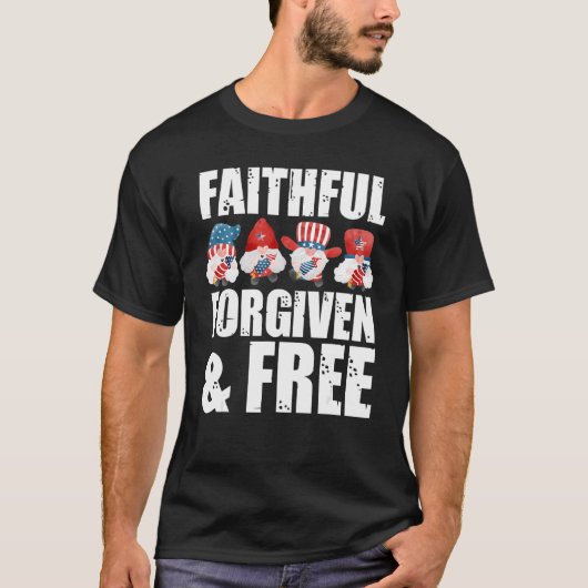 Deaty Forgiven & Free FireworksパパUsa Tシャツ (正面)