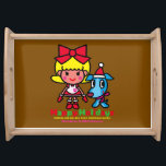 Debbie and Peg's Christmas トレー<br><div class="desc">A fun Christmas party with Debbie and her dog Peg.</div>
