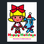 Debbie and Peg's Christmas ポスター<br><div class="desc">A fun Christmas party with Debbie and her dog Peg.</div>