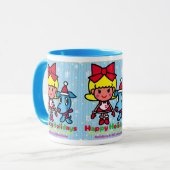 Debbie and Peg's Christmas マグカップ (正面左)