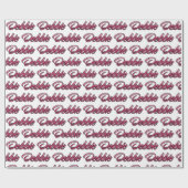 Debbie faded pink personalisiertes Geschenkpapier ラッピングペーパー (フラット)