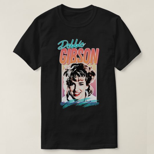 Debbie Gibson 2 80s Styled Aesthetic Design Class Tシャツ (デザイン正面)