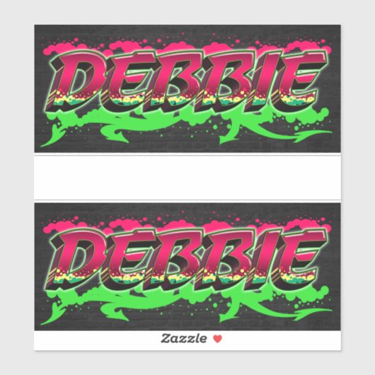 Debbie Vorname Name Graffiti Aufkleber Sticker シール (シート)