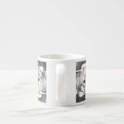 Debby Wang著Violiniのエスプレッソのマグ エスプレッソカップ (裏面)