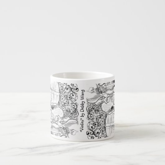 Debby Wang著Violiniのエスプレッソのマグ エスプレッソカップ (正面)