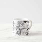 Debby Wang著Violiniのエスプレッソのマグ エスプレッソカップ (正面右)