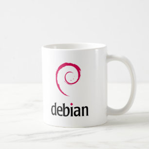DebianのLinuxのプロダクト及びデザイン! コーヒーマグカップ