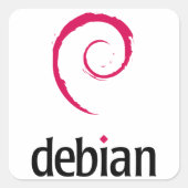 Debian スクエアシール (正面)