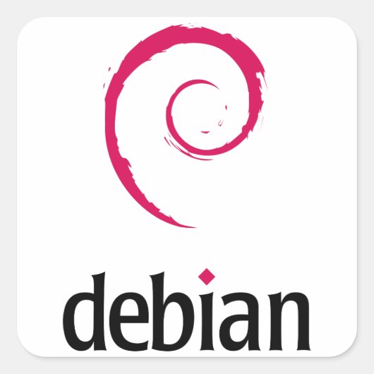 Debian スクエアシール (正面)