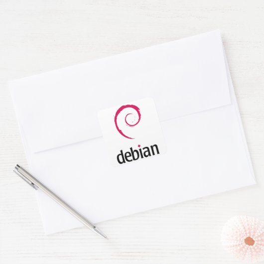 Debian スクエアシール (封筒)