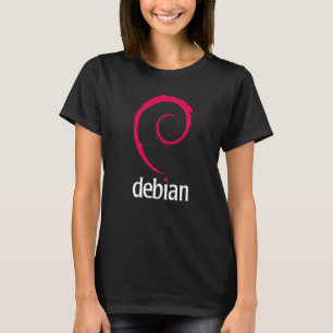Debian Linuxソフトウェアプログラマ開発者コード Tシャツ