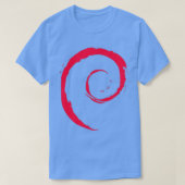 Debian Spiral Linux Tシャツ (デザイン正面)