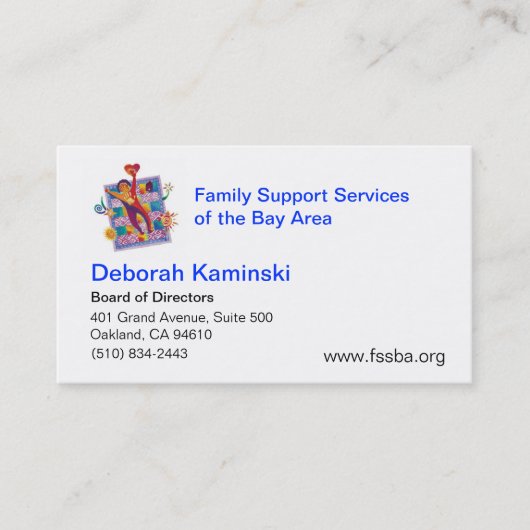 Deborah Kaminskiの最終 名刺 (正面)