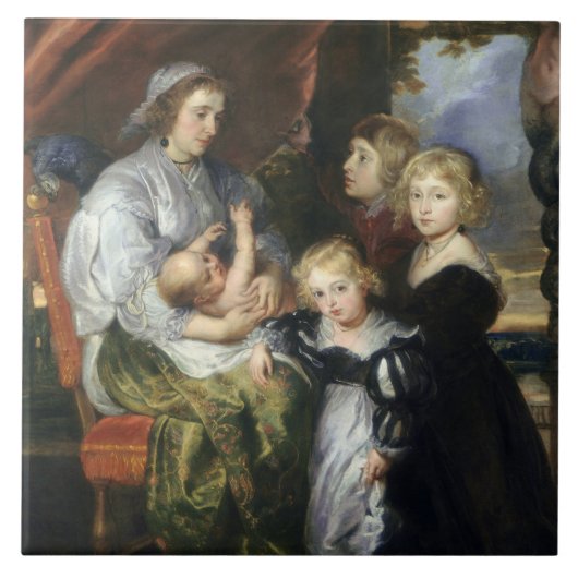 Deborah Kipおよび彼女の子供 タイル (正面)