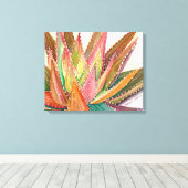 Debraリー・ボールドウィンによるアロエノビリス水彩画 キャンバスプリント (インサイチュ (ウッドフロア))