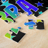 「DEBRA」名、おもしろい「ハッピーバースデー」 ジグソーパズル (側面)