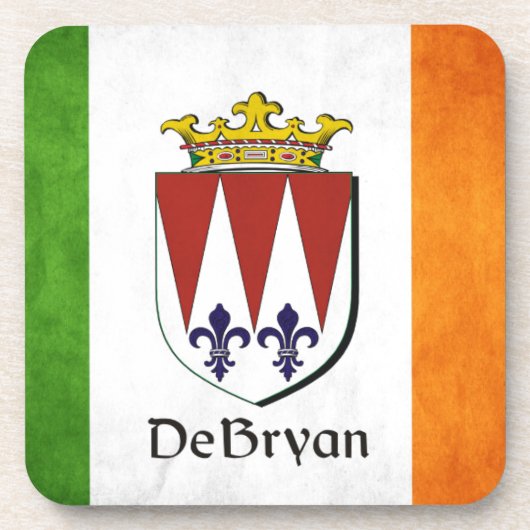 DeBryan アイルランドの旗 コースター (正面)
