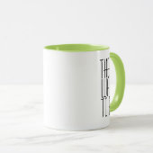 'Debt Free Is The Way To Be' Debt-Free Journey  マグカップ (正面右)