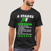 DebuのComputer Coder Software Developer 6ステージ Tシャツ (正面)