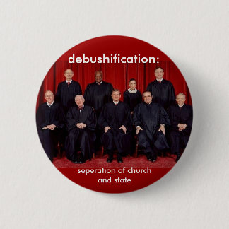 debushification: 政教分離 缶バッジ