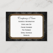 Debusschère IVの不朽のプロフェッショナル 名刺 (裏面)