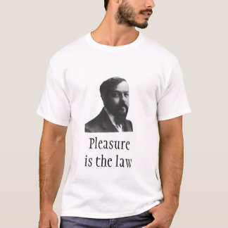 Debussy: 喜びは法律のTシャツです Tシャツ