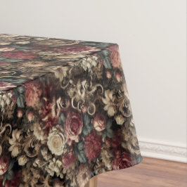 Decadent Devilly – ゴシック様式の中間パターン テーブルクロス