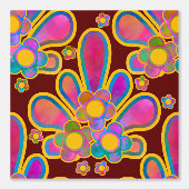 Decadent Guilded Retro Watercolor Ploomf in Iron 壁紙 (正面)