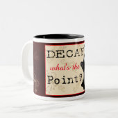 Decafのパンダのコーヒー ツートーンマグカップ (正面左)