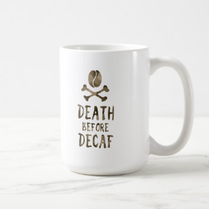 decafの前の死 コーヒーマグカップ