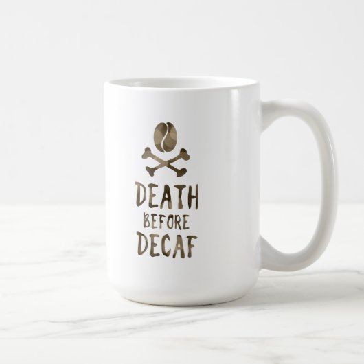 decafの前の死 コーヒーマグカップ (右)